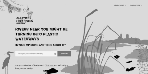 Greenpeace Plastic Free Rivers campaign